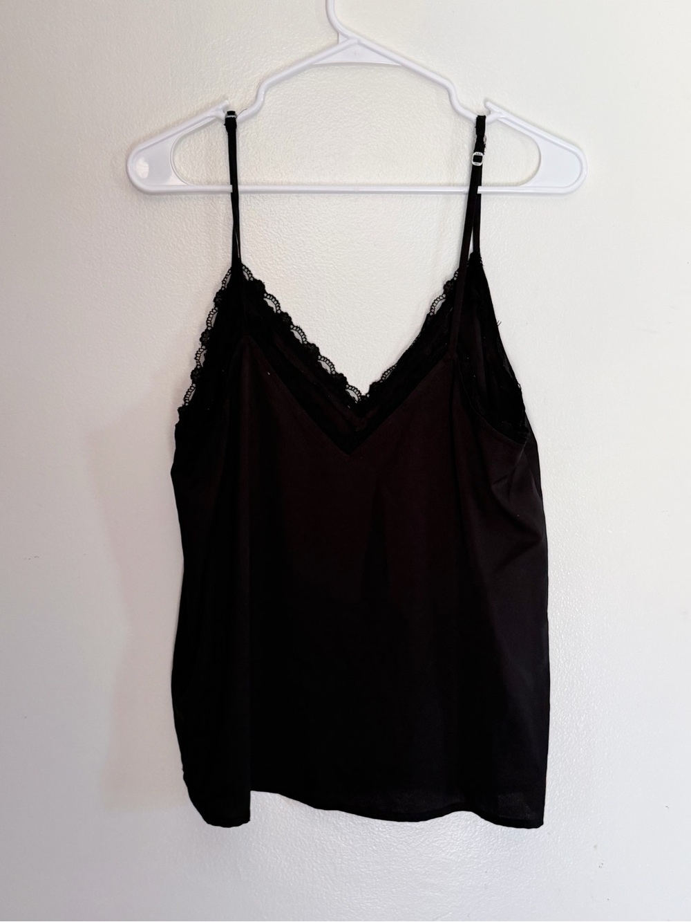 Abercrombie & Fitch Black Lace-Trim Camisole